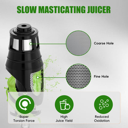 High Yield Cold Press Juicer for Vegetables & Fruits