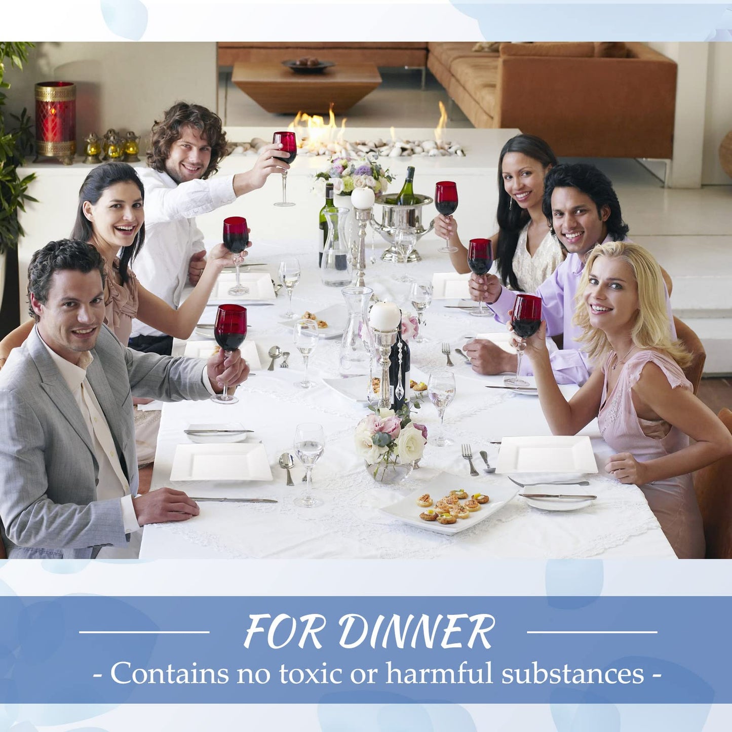 UPDATE: DEAD! 300 Pieces Square Plastic Dinner Plates Bulk White Plastic Dinnerware Set Include 60 Dinner Plates 60 Dessert Plates 60 Forks 60 Spoons 60 Knives Disposable Plates Set for Parties Wedding Picnics