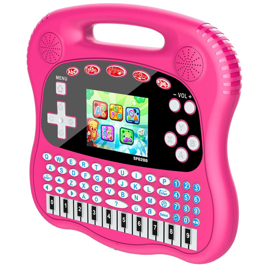 Interactive Early Learning Tablet - Educational Toys for Ages 2+ - Abc's, Words, Shapes, Numbers, Games, Music - Encourages Independent Play - Electronic Toys Gifts (Rde)