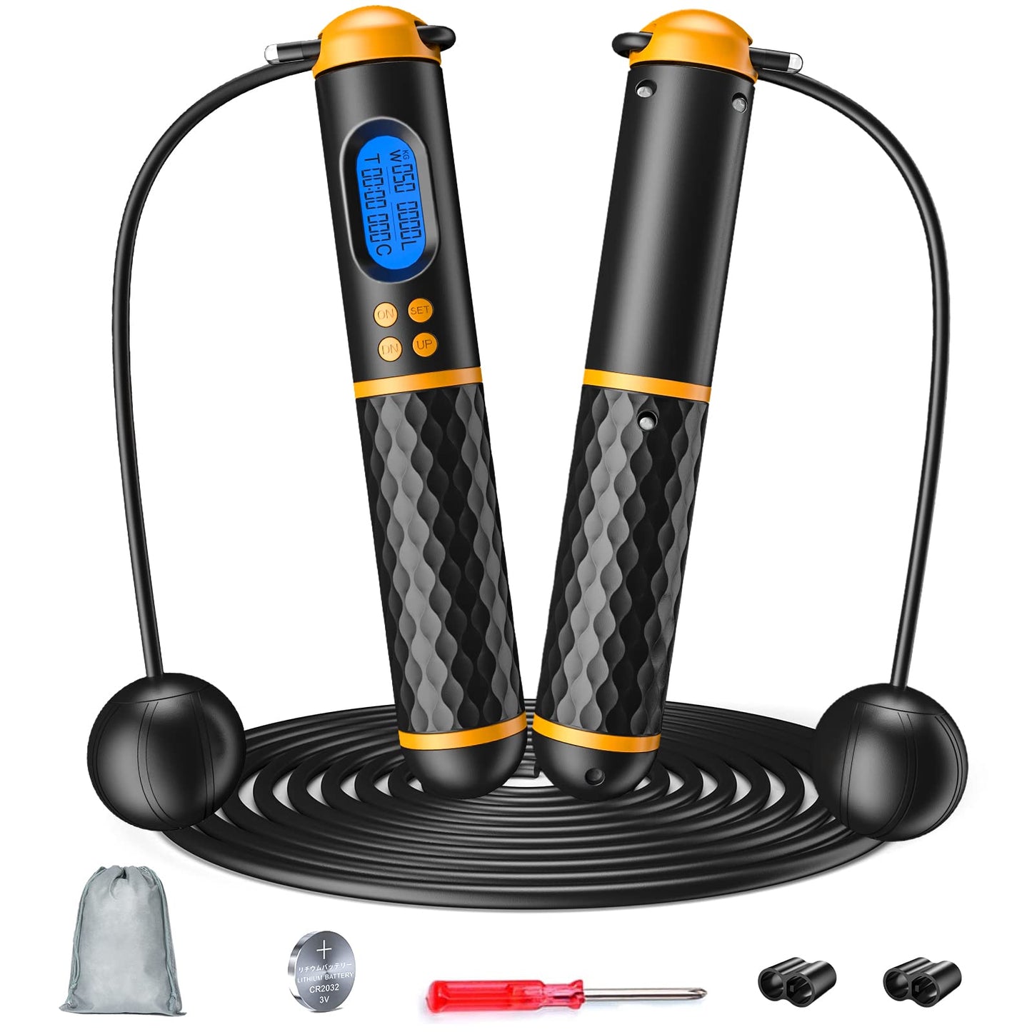 Smart Jump Rope with Digital Counter for Fitness