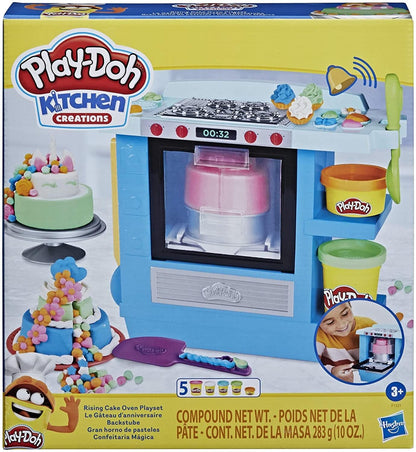 Play-Doh Kitchen Creations Rising Cake Oven Kitchen Playset, Play Kitchen Appliances, Preschool Toys, Kitchen Toys for 3 Year Old Girls and Boys and Up