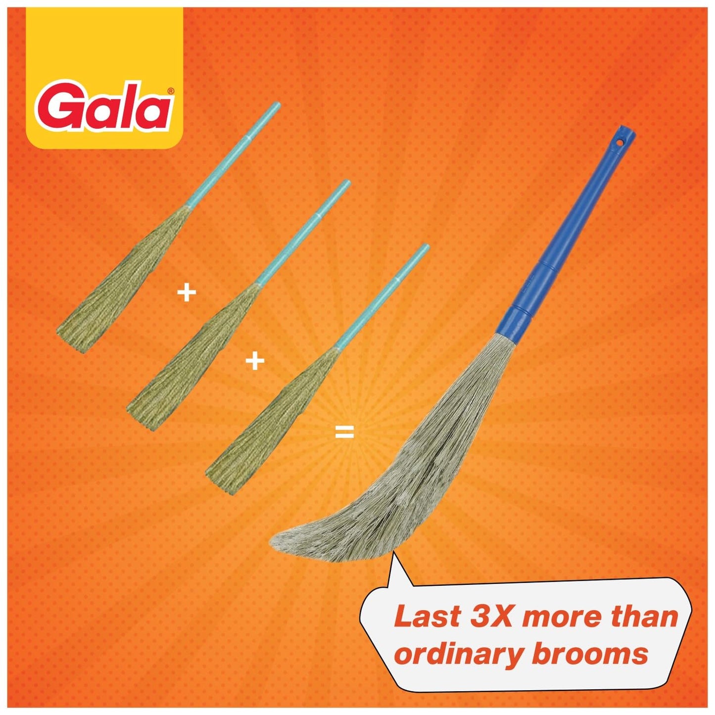 Gala No Dust Broom for Floor Cleaning