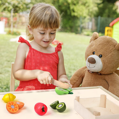 Wooden Cutting Food Toys Set for Toddlers