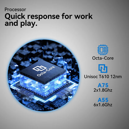 10.1" 2-in-1 Android Tablet with Keyboard