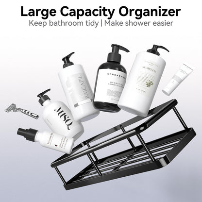6-Pack YASONIC Shower Caddy with Hooks & Holder