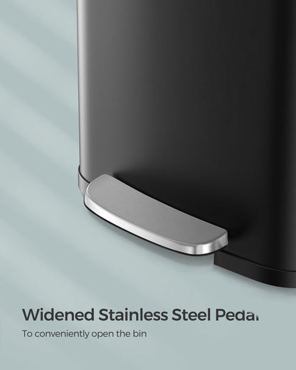 13 Gallon SONGMICS Stainless Steel Trash Can