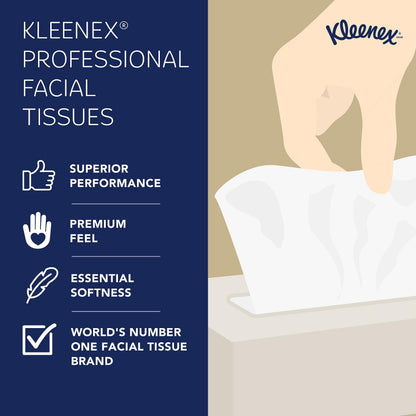 Kleenex Professional 2-Ply Facial Tissue Bulk Box