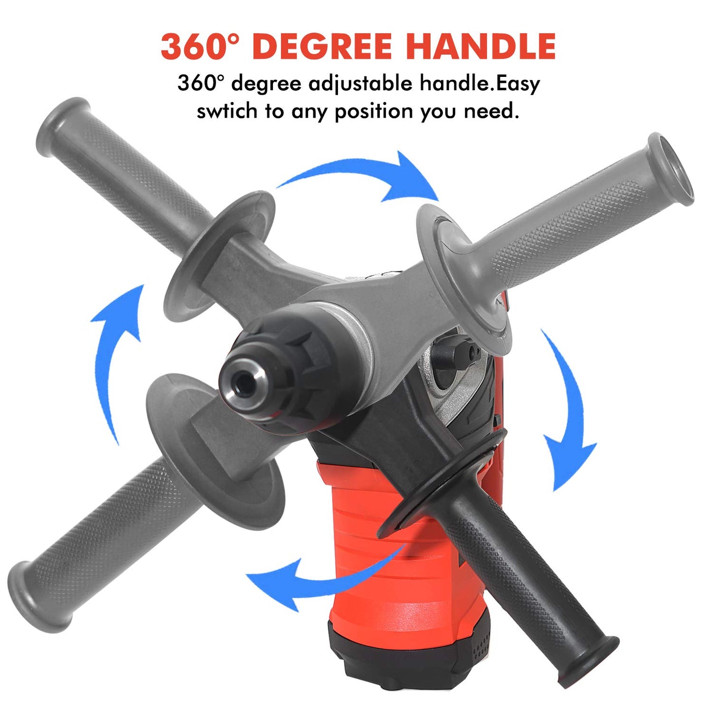 AOBEN 13 Amp Rotary Hammer Drill with Bits