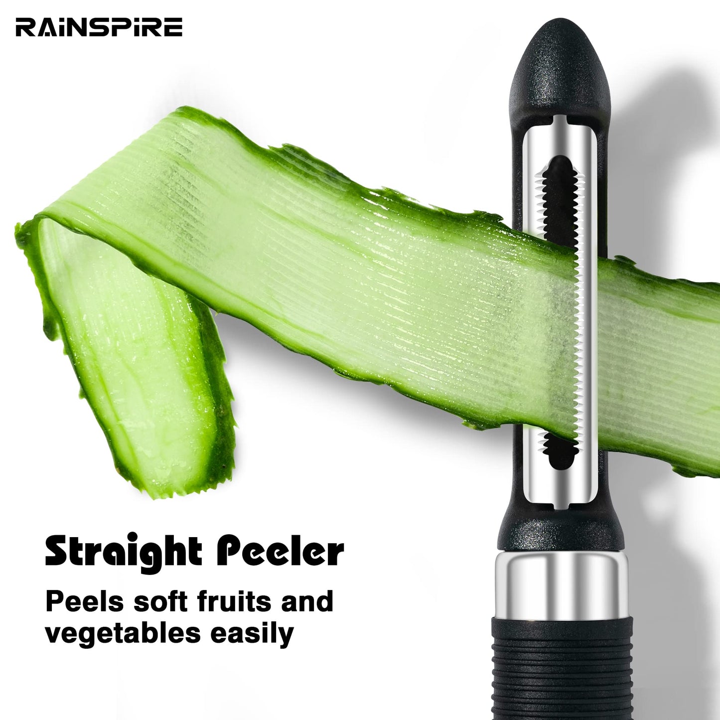 Rainspire 3-Piece Vegetable Peeler Set, Dishwasher Safe
