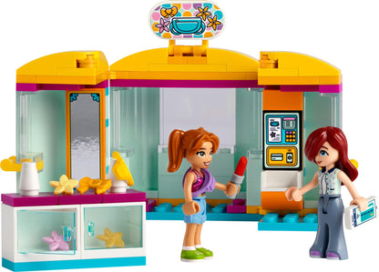 LEGO Friends Tiny Accessories Store and Beauty Shop Toy, Pretend Playset for Kids, Paisley and Candi Mini-Doll Characters and Mini Dolls Accessories, Great Gift for 6 Year Old Girls and Boys, 42608