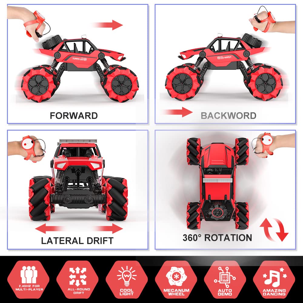 NQD 4WD Gesture Remote Control Stunt Car