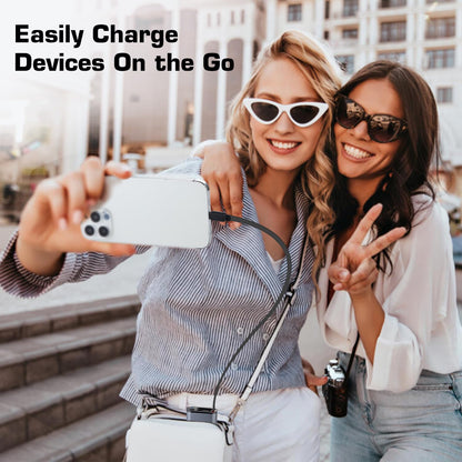 10000mAh MQOUNY Retractable Power Bank Charger