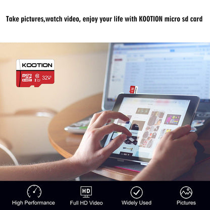 KOOTION 5 X 32GB Micro SD Card Class, 10 Micro SDHC Card, 32GB TF Card, High-Speed 5 Pack Memory Card UHS-1, C10, U1