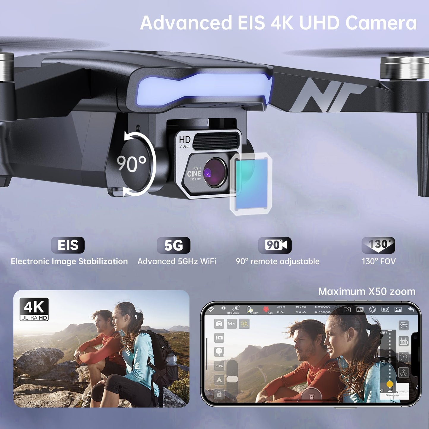 NAFYRE N11 PRO 4K GPS Drone with Camera