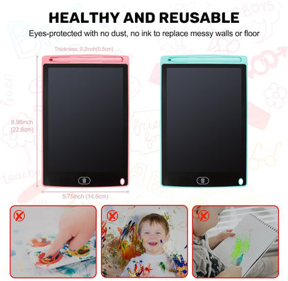 LCD Writing Tablet 2-Pack Doodle Boards for Kids