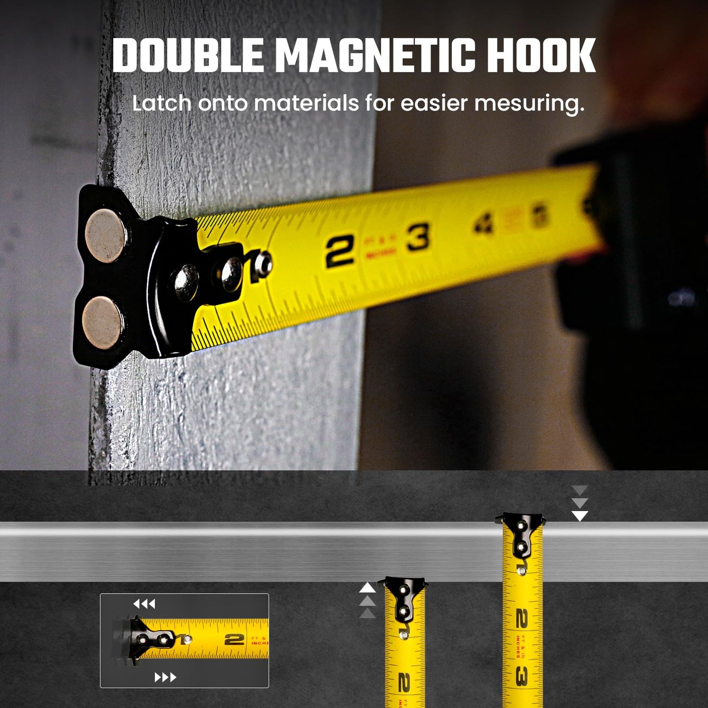 131Ft Laser Measure & 16Ft Tape Measure