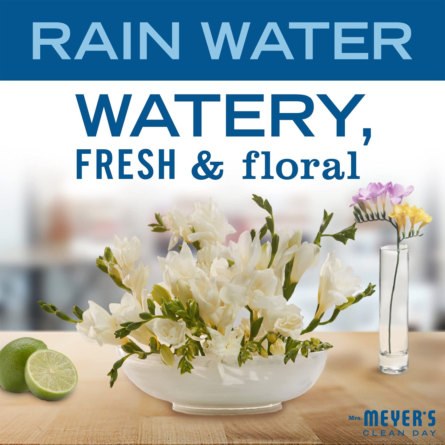 MRS. MEYER'S Liquid Hand Soap Refill, Rainwater