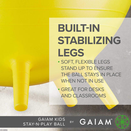 Gaiam Kids Balance Ball Chair for Active Seating