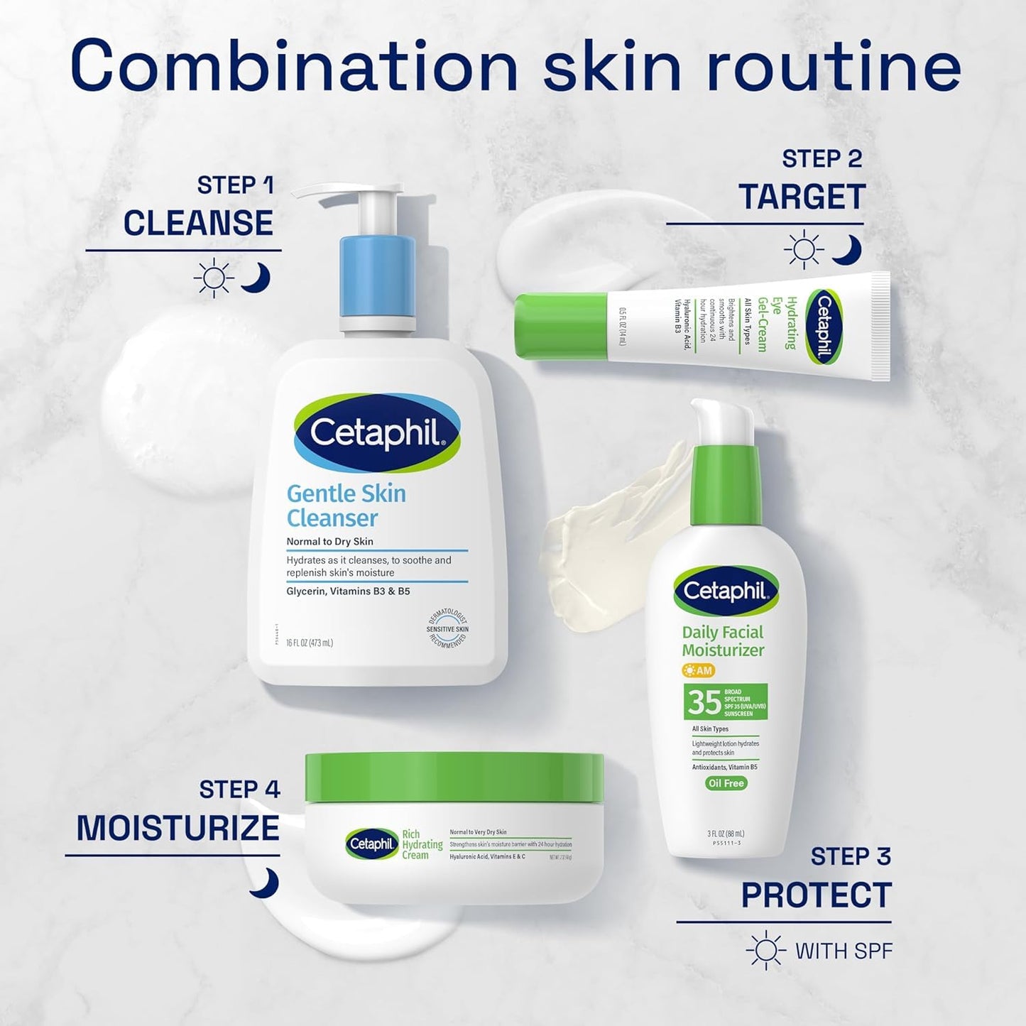 2 oz Cetaphil Gentle Hydrating Face Wash Pack