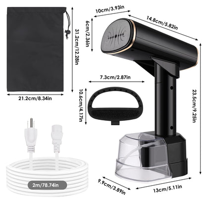 Portable 1500W Garment Steamer for Travel