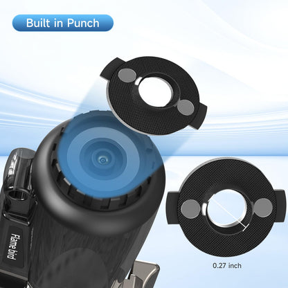 Quad Flame Butane Torch Lighter for Camping