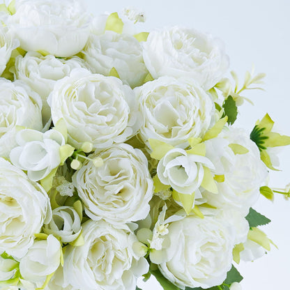 12 Pack Artificial Peony Flowers for Home Decor