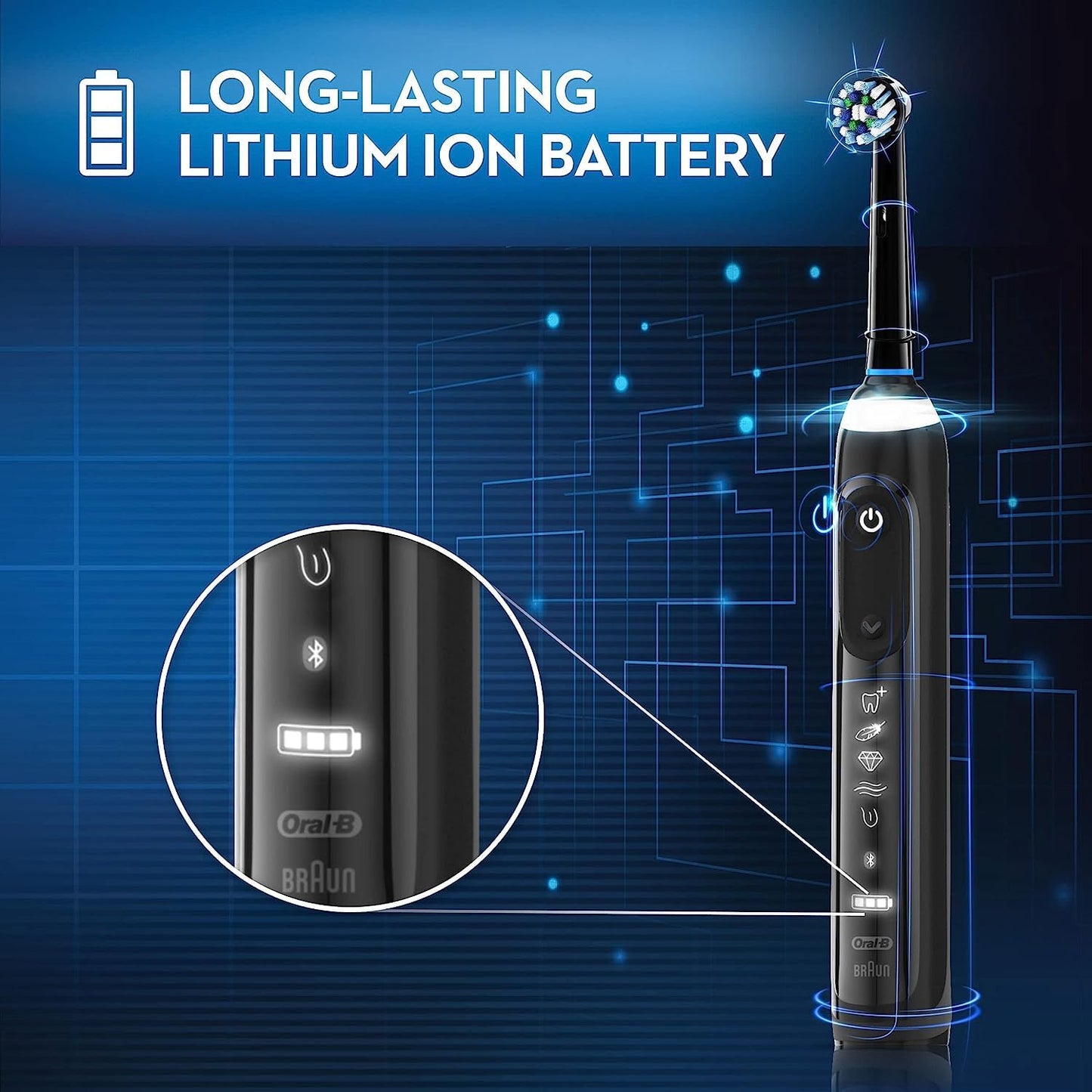 Rechargeable Electric Toothbrush with Travel Case (2 Pack)