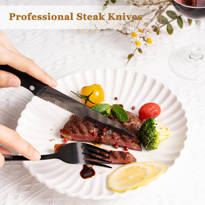 Astercook 24-Piece Stainless Steel Flatware Set
