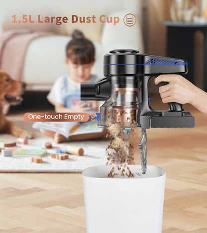 NADALY Cordless Vacuum Cleaner with 45min Runtime