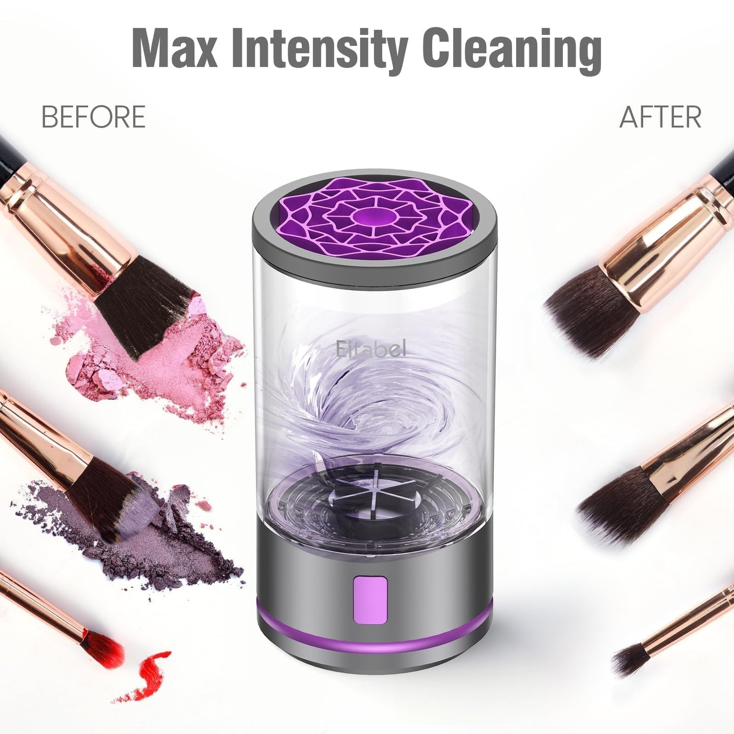 Electric Makeup Brush Cleaner Machine by EITABEL