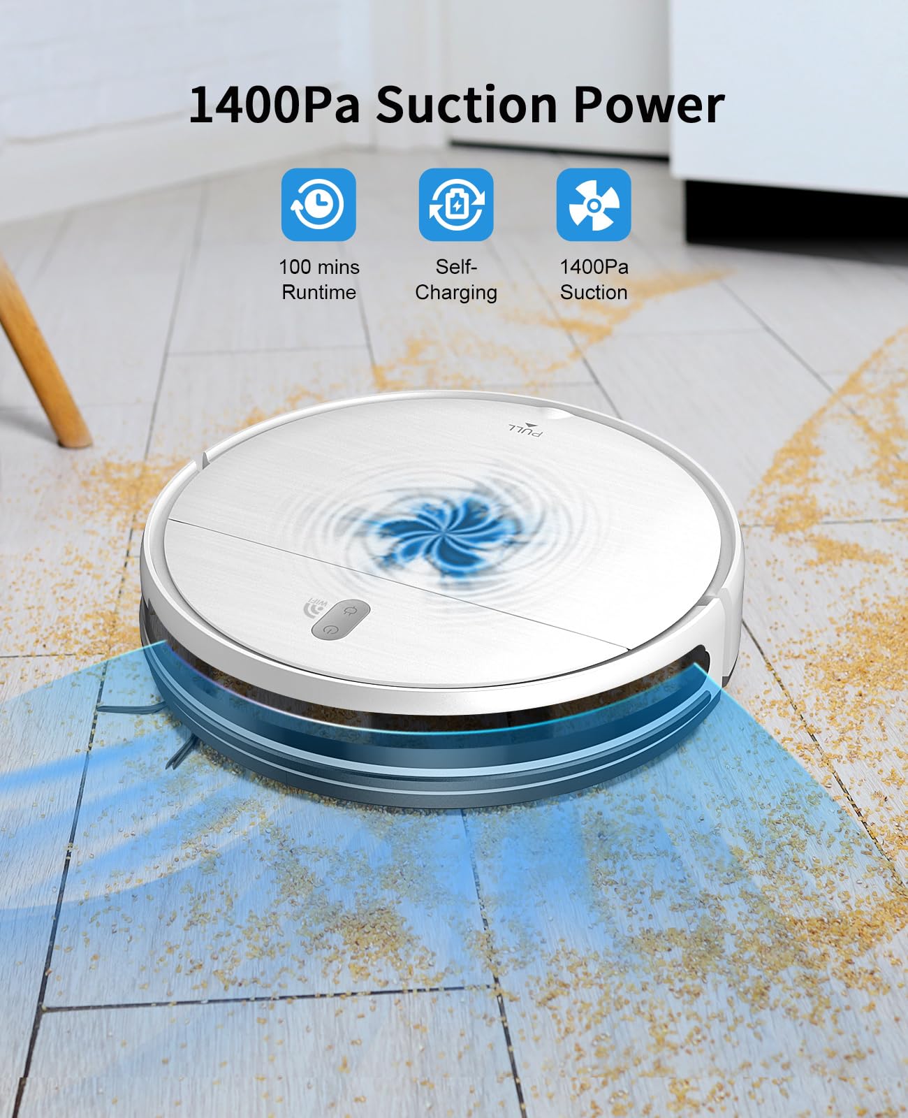 MAMNV 2-in-1 Robot Vacuum and Mop Cleaner