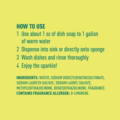 2 Pack Presto! Dish Soap, Lemon Scent