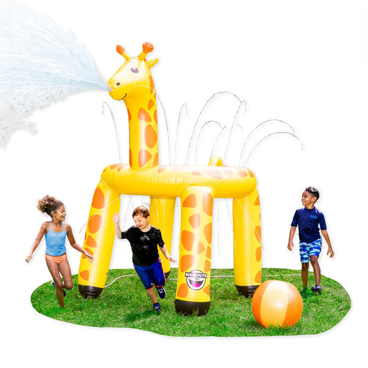 Giant Inflatable Giraffe Ring Sprinkler for Kids