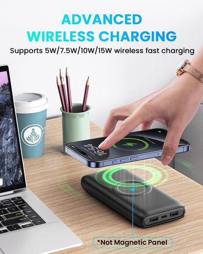CONXWAN 27000mAh Portable Charger with Fast Charging