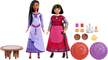 Mattel Disney Wish Tea Time Playset with Dolls
