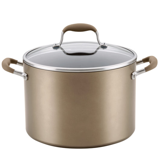 Anolon 10-Quart Nonstick Stock Pot in Bronze
