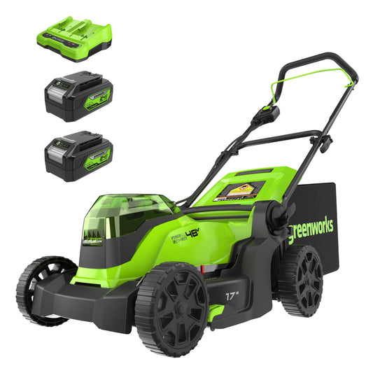 48V Greenworks 17" Brushless Cordless Lawn Mower