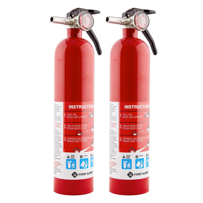 2 Pack First Alert Home Fire Extinguishers