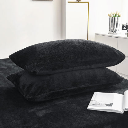 YIYEA Faux Fur Pillow Cases Set of 2