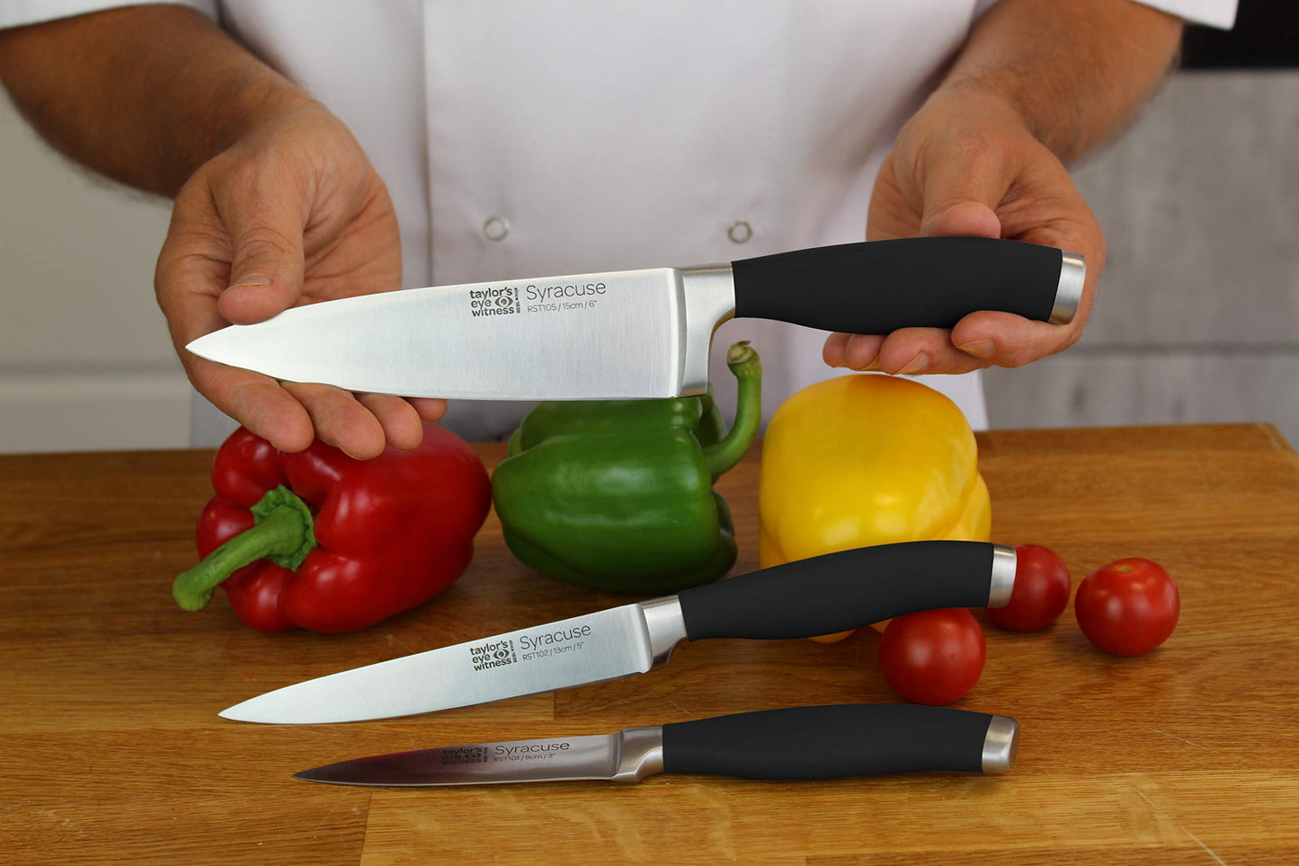 3-Piece Taylors Eye Witness Kitchen Knife Set