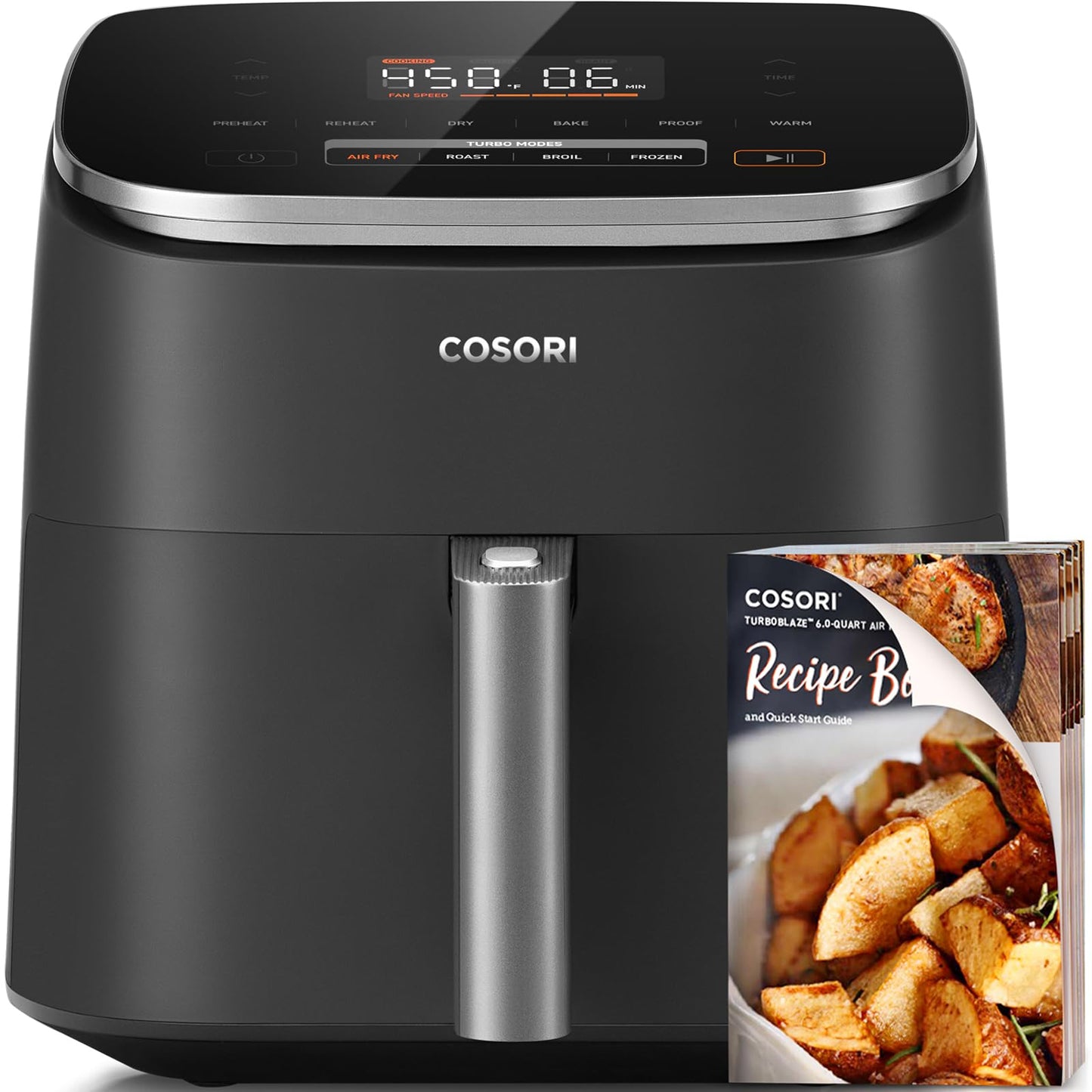 COSORI 6-Qt Air Fryer with Turbo Modes