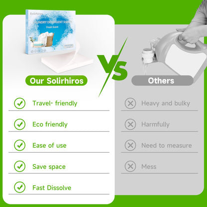 Dissolvable Laundry Detergent Sheets for 200 Loads