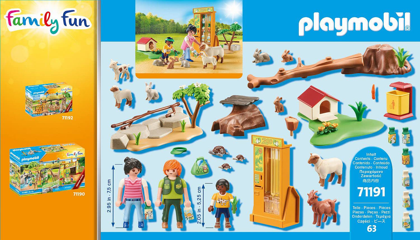 Playmobil Petting Zoo Animal Playset for Kids
