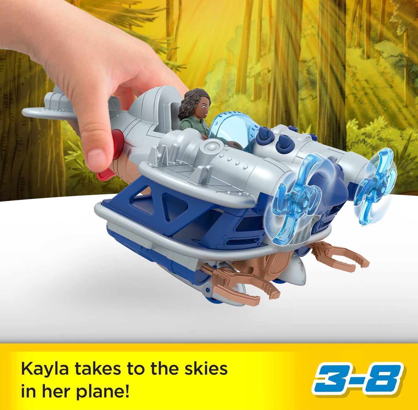 Fisher-Price Jurassic World Kayla Watts Toy Plane