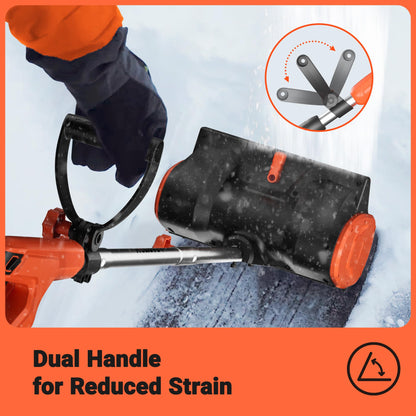 VOLTASK 12-Inch Electric Snow Blower, 10 Amp
