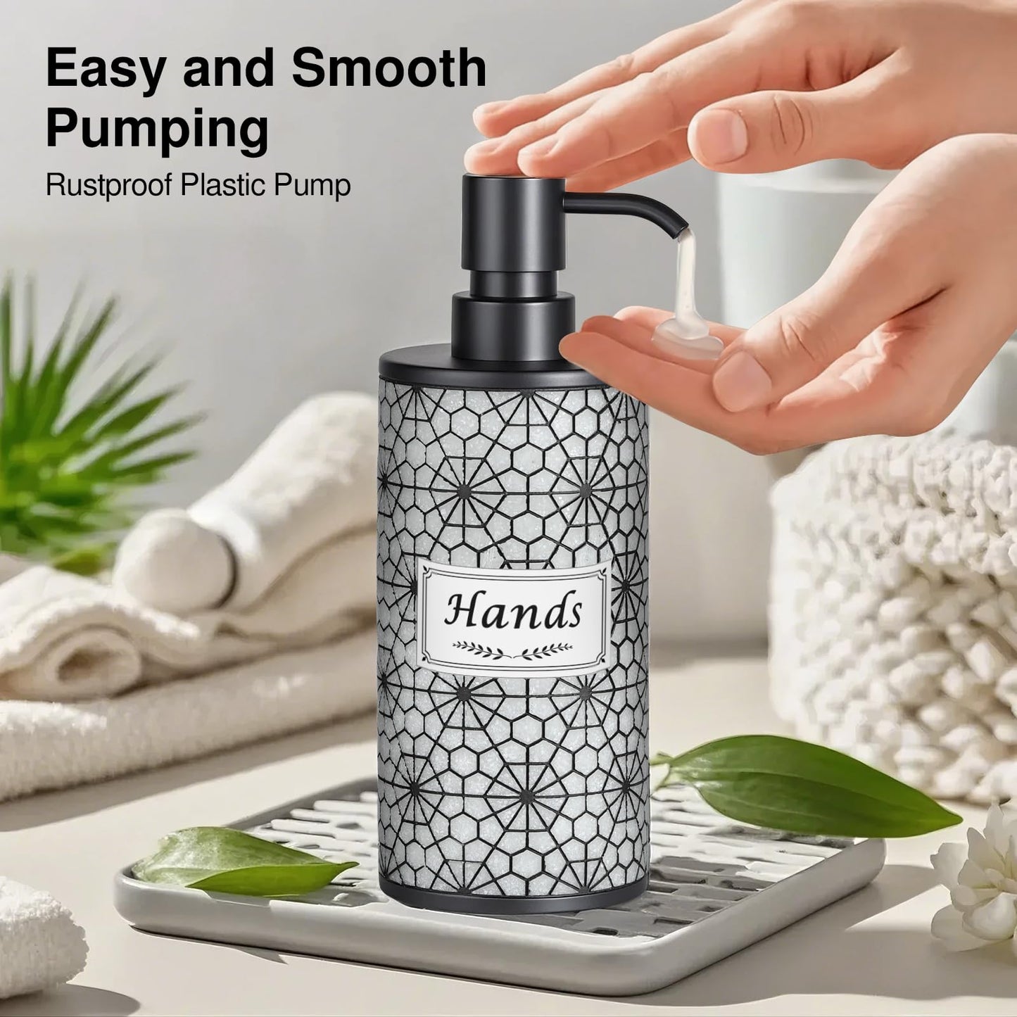 Shinowa 2-Pack Resin Soap Dispenser Set