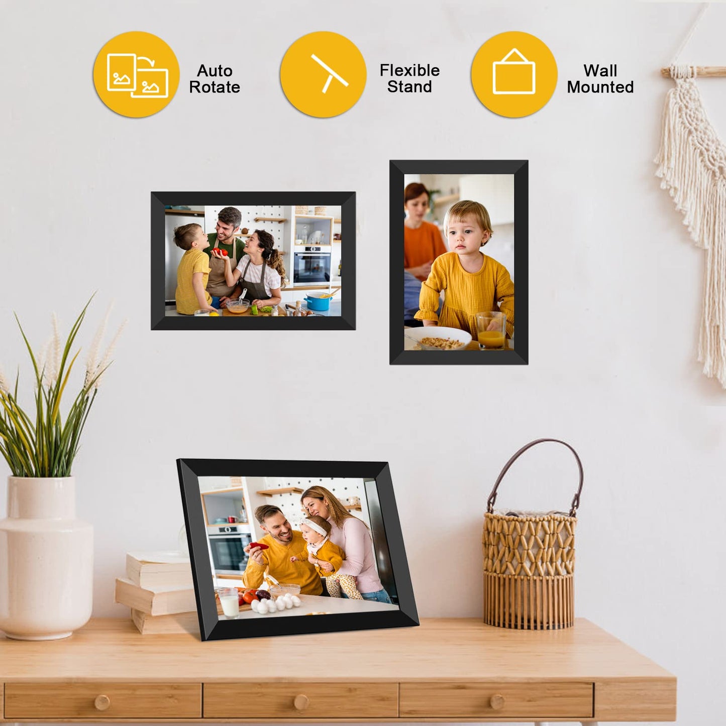 FRAMEO WiFi Digital Photo Frame 10.1 Inch