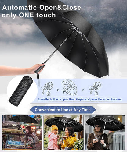 Large Folding Windproof Umbrella