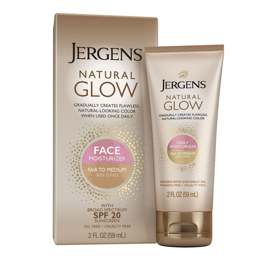 Jergens Natural Glow Face Tanner with SPF 20