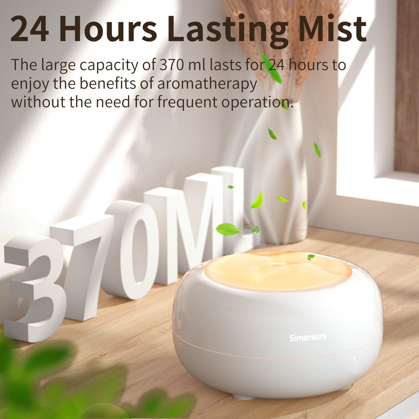 Ultrasonic Essential Oil Diffuser with 7 LED Colors